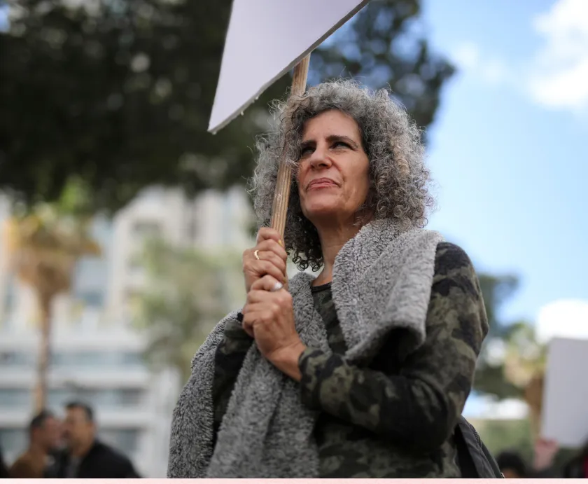 staking betoging openbare diensten feministen